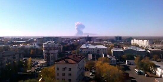 Munitions blast on outskirts of Orenburg