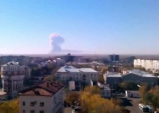 Munitions blast on outskirts of Orenburg