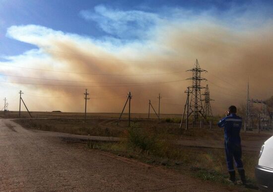 Munitions blast on outskirts of Orenburg