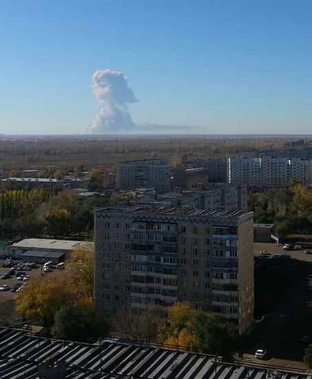Munitions blast on outskirts of Orenburg