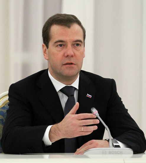 Dmitry Medvedev meets with Iraqi Prime Minister Nouri al-Maliki