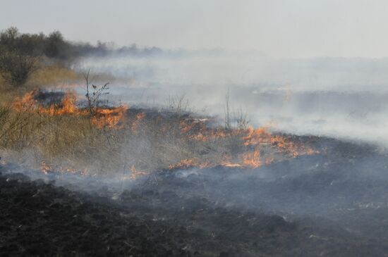 Munitions explosions near Orenburg