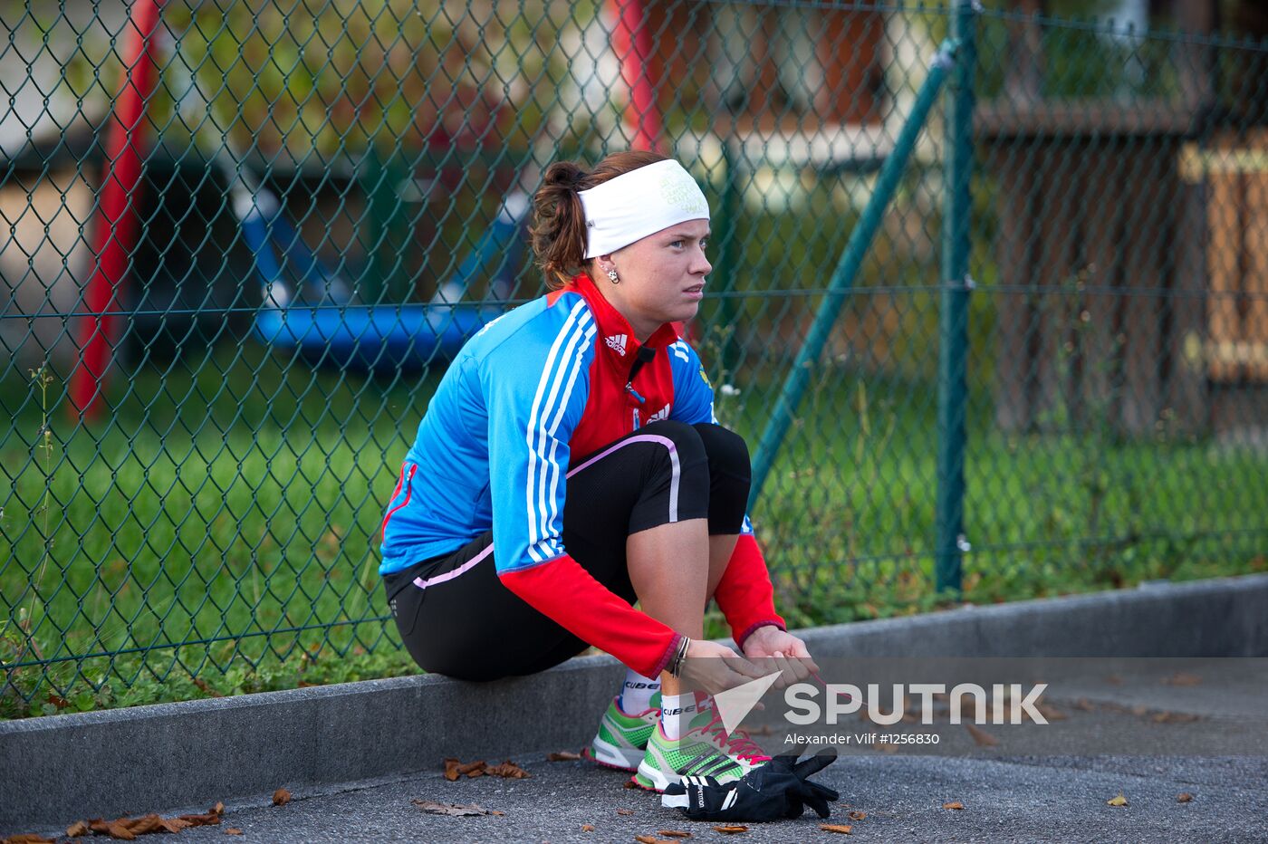 Biathlon. Russian national women's team trains in Ruhpolding