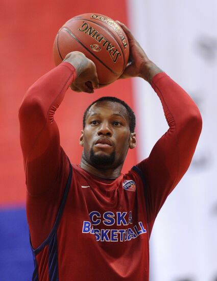 Basketball. CSKA Moscow holds open training session