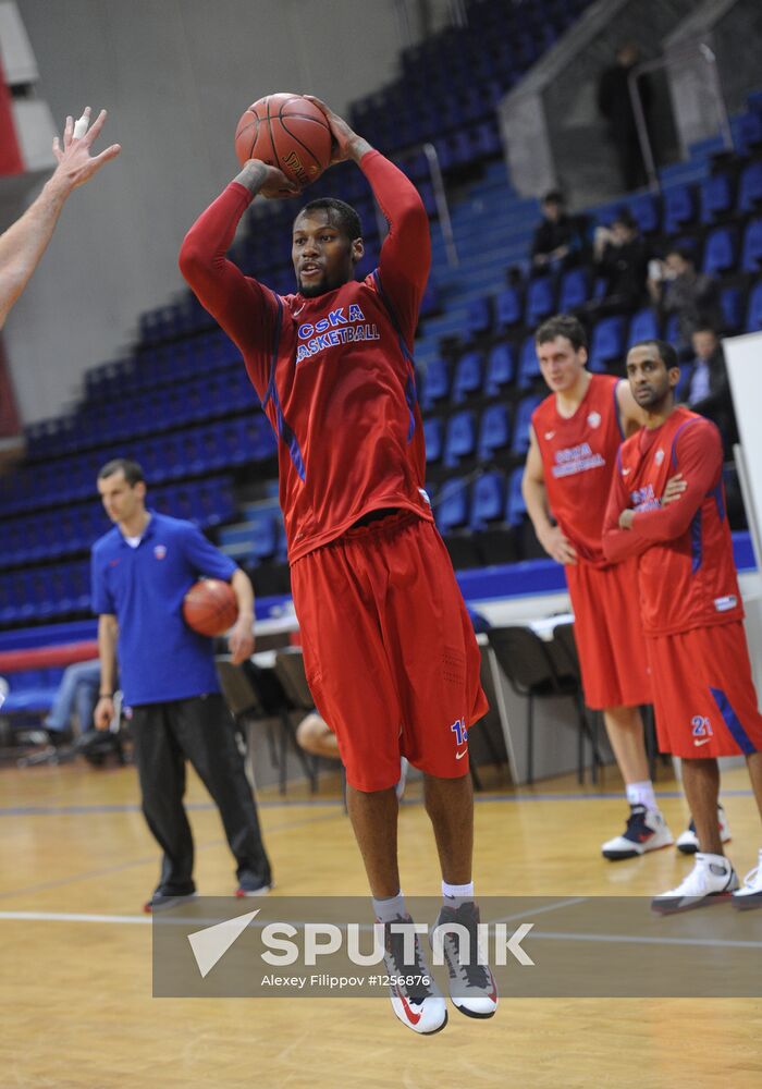 Basketball. CSKA Moscow holds open training session