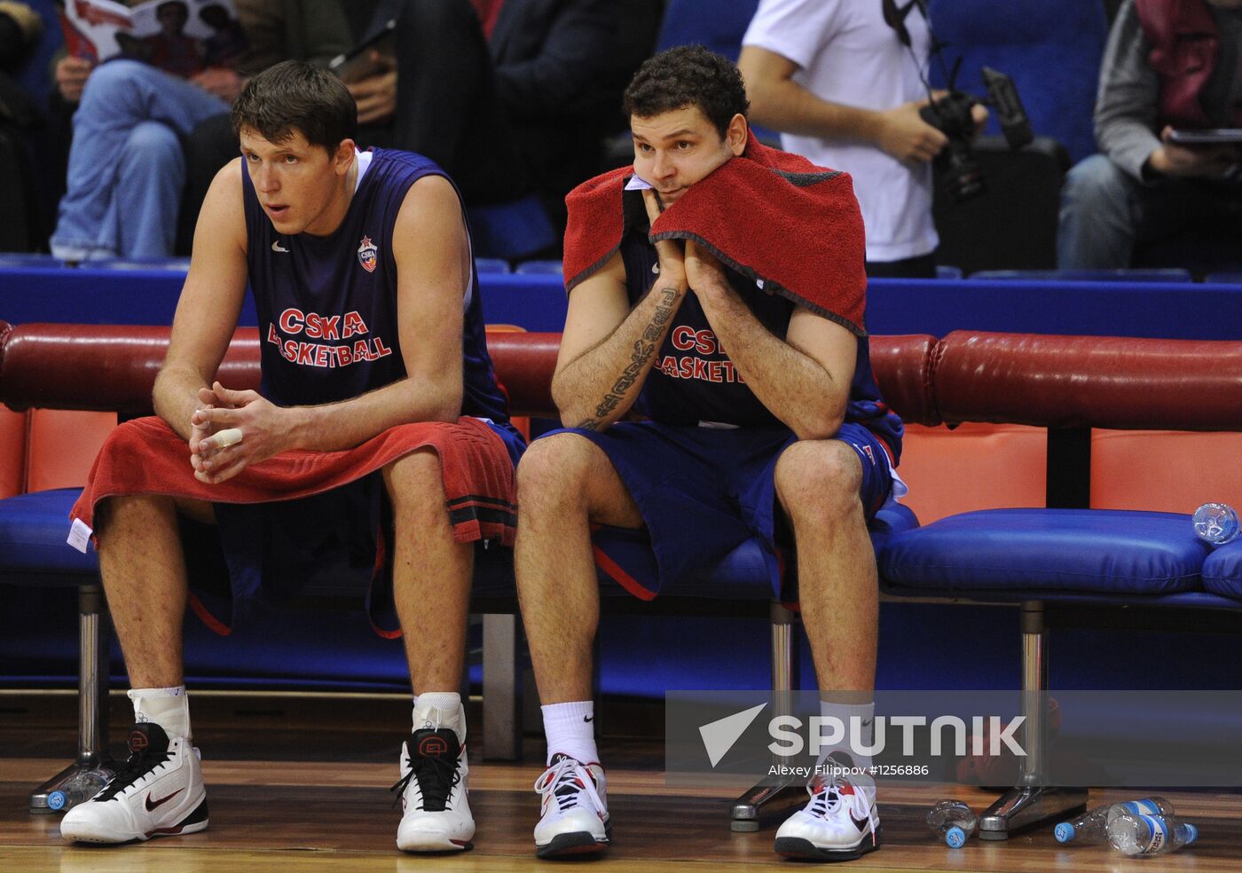 Basketball. CSKA basketball team training