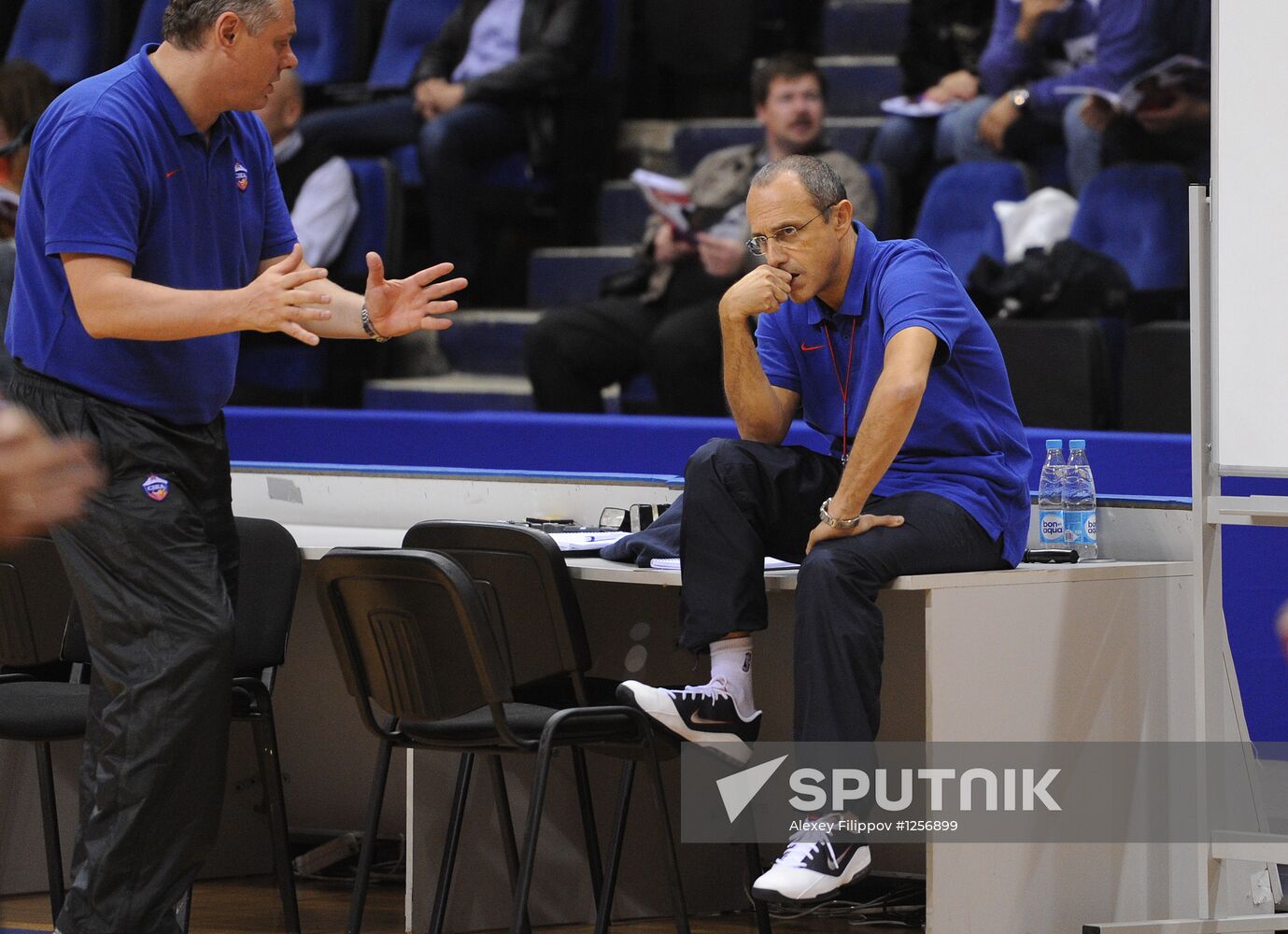 Basketball. CSKA basketball team training