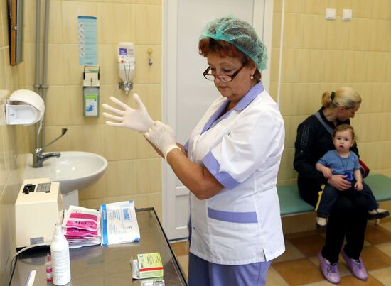 Flu vaccination in Kaliningrad