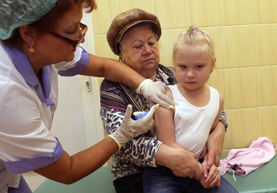 Flu vaccination in Kaliningrad