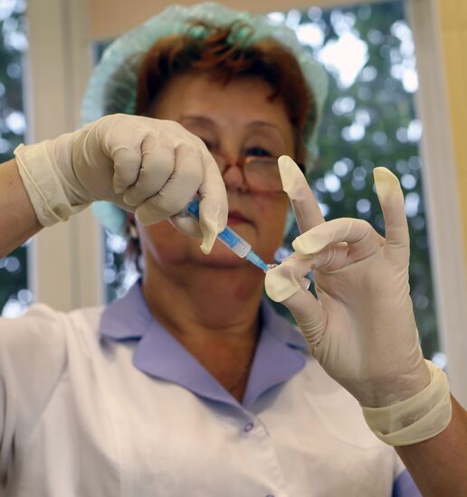 Flu vaccination in Kaliningrad