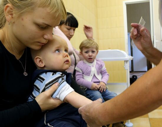Flu vaccination in Kaliningrad