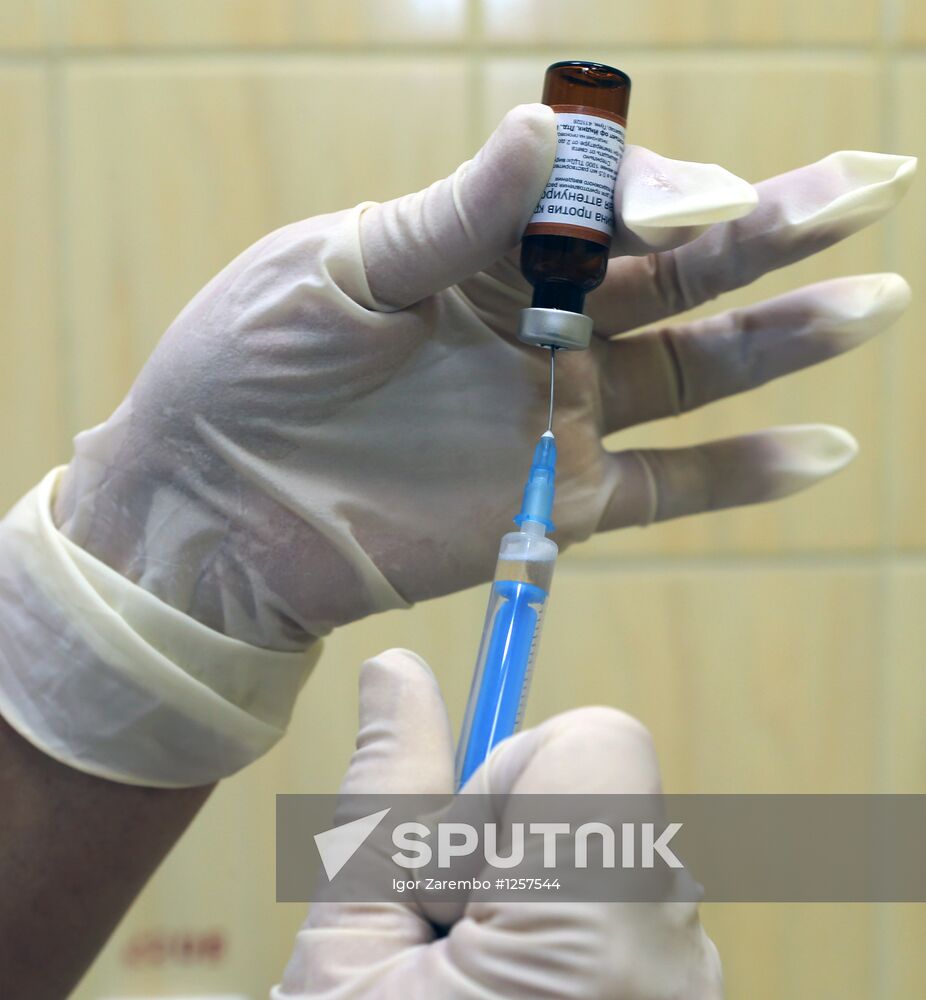 Flu vaccination in Kaliningrad