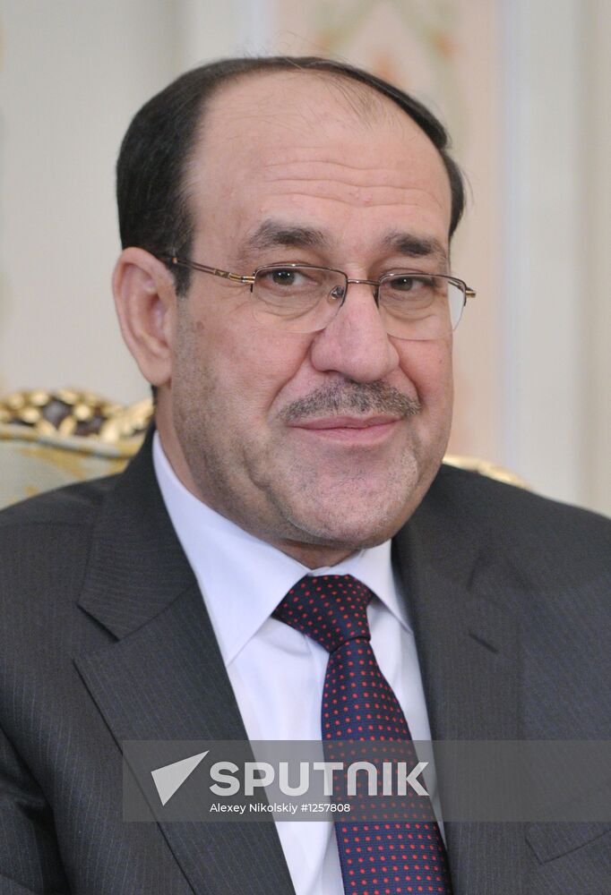 Vladimir Putin meets with Nouri al-Maliki in Novo-Ogaryovo