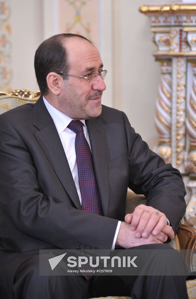 Vladimir Putin meets with Nouri al-Maliki in Novo-Ogaryovo