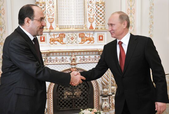 Vladimir Putin meets with Nouri al-Maliki in Novo-Ogaryovo