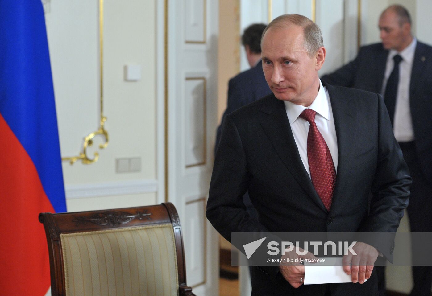Vladimir Putin meets with Nouri al-Maliki in Novo-Ogaryovo