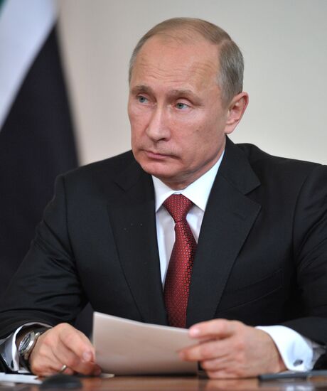 Vladimir Putin meets with Nouri al-Maliki in Novo-Ogaryovo