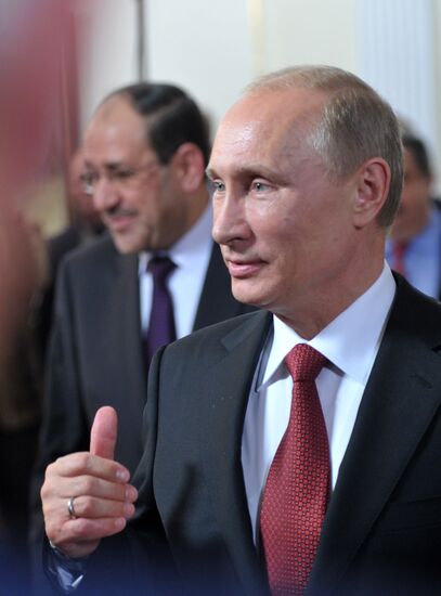 Vladimir Putin meets with Nouri al-Maliki in Novo-Ogaryovo
