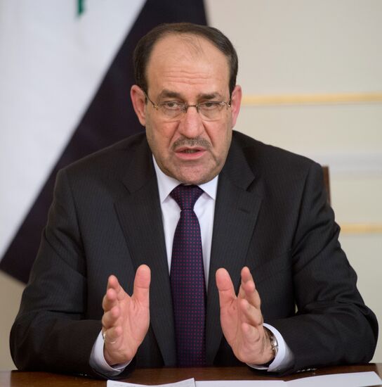 Vladimir Putin meets with Nouri al-Maliki in Novo-Ogaryovo