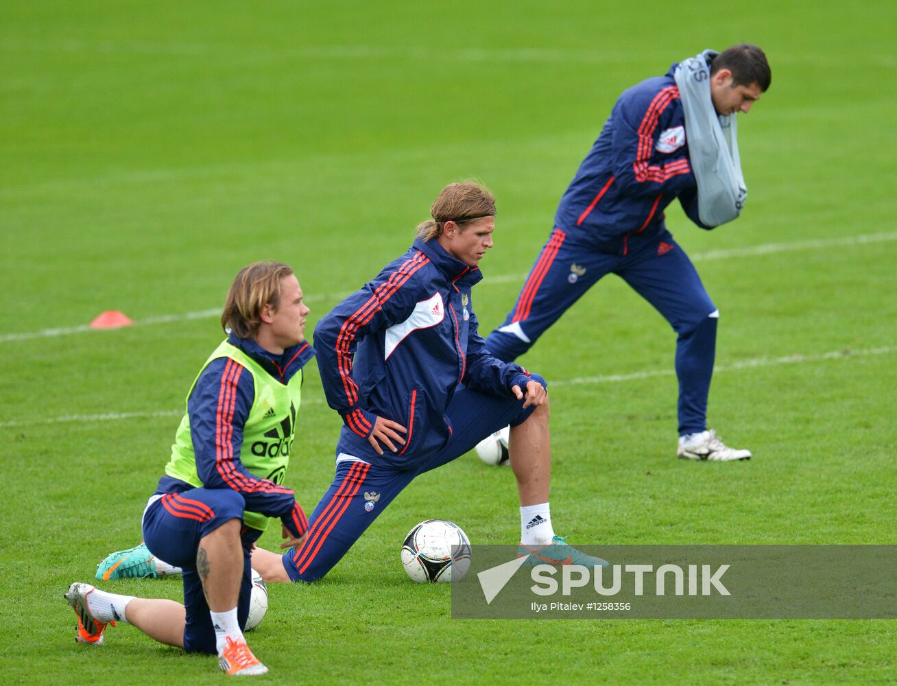 Football. Russian national team holds training