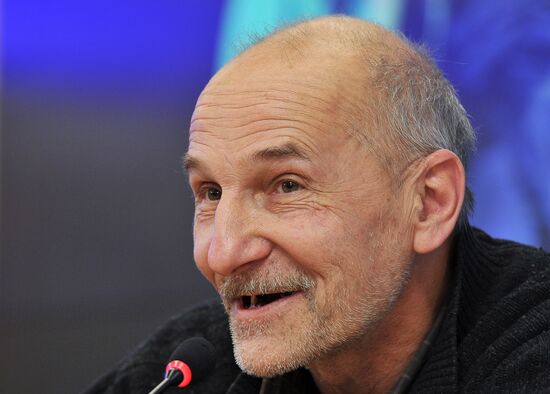 Press-conference of Peter Mamonov