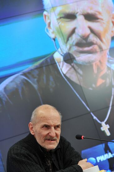 Press-conference of Peter Mamonov
