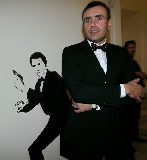 Opening multimedia Bond by GQ exhibition in Moscow