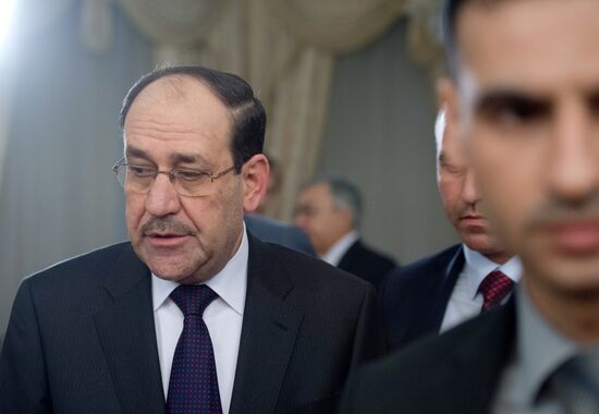 Vladimir Putin meets with Nouri al-Maliki at Novo-Ogaryovo