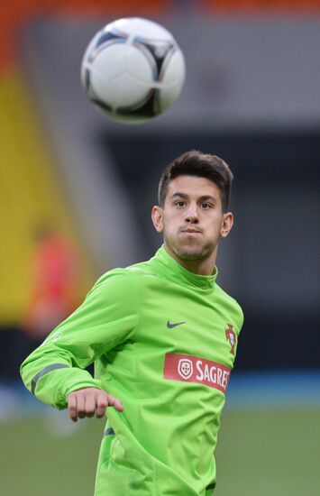 Training session by Portugal national football team