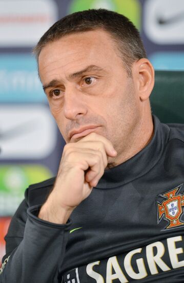 Paulo Bento holds press conference in Moscow