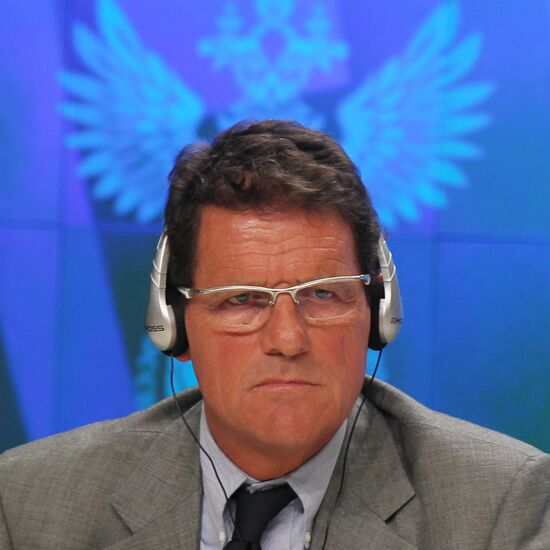 Head coach of Russian national football team Fabio Capello