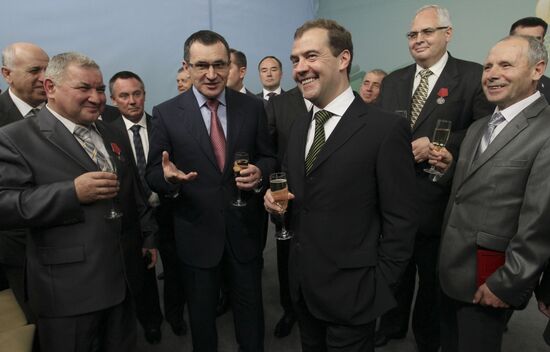 Dmitry Medvedev presents state awards to agro-industrial workers