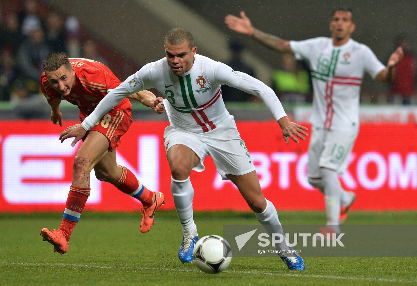 2014 FIFA World Cup qualification. Russia vs. Portugal