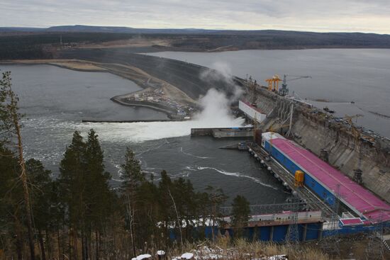 Boguchany Dam construction site