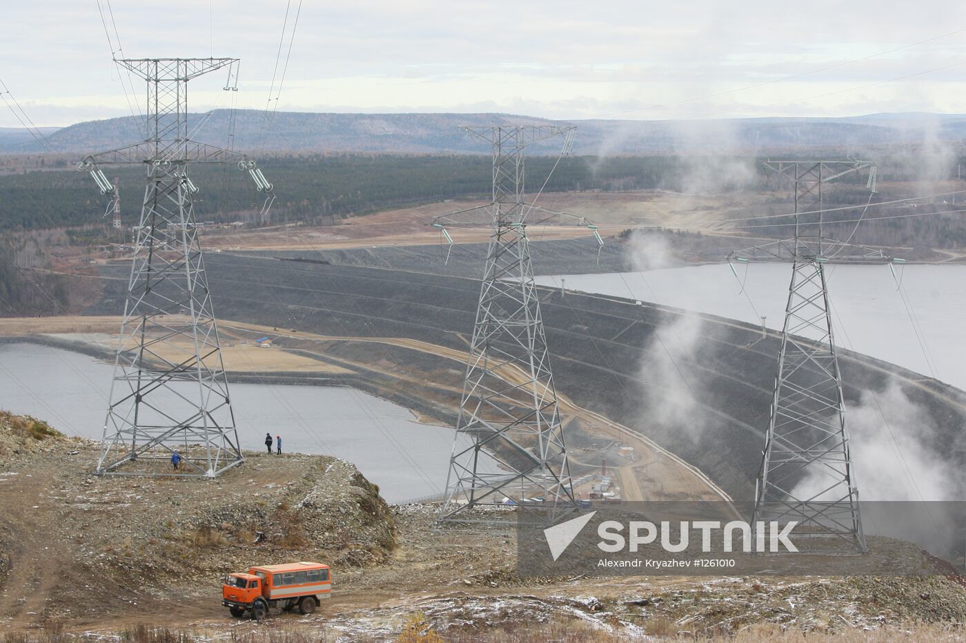 Boguchany Dam construction site