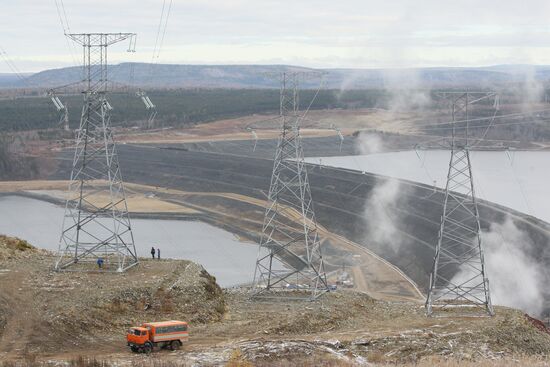 Boguchany Dam construction site