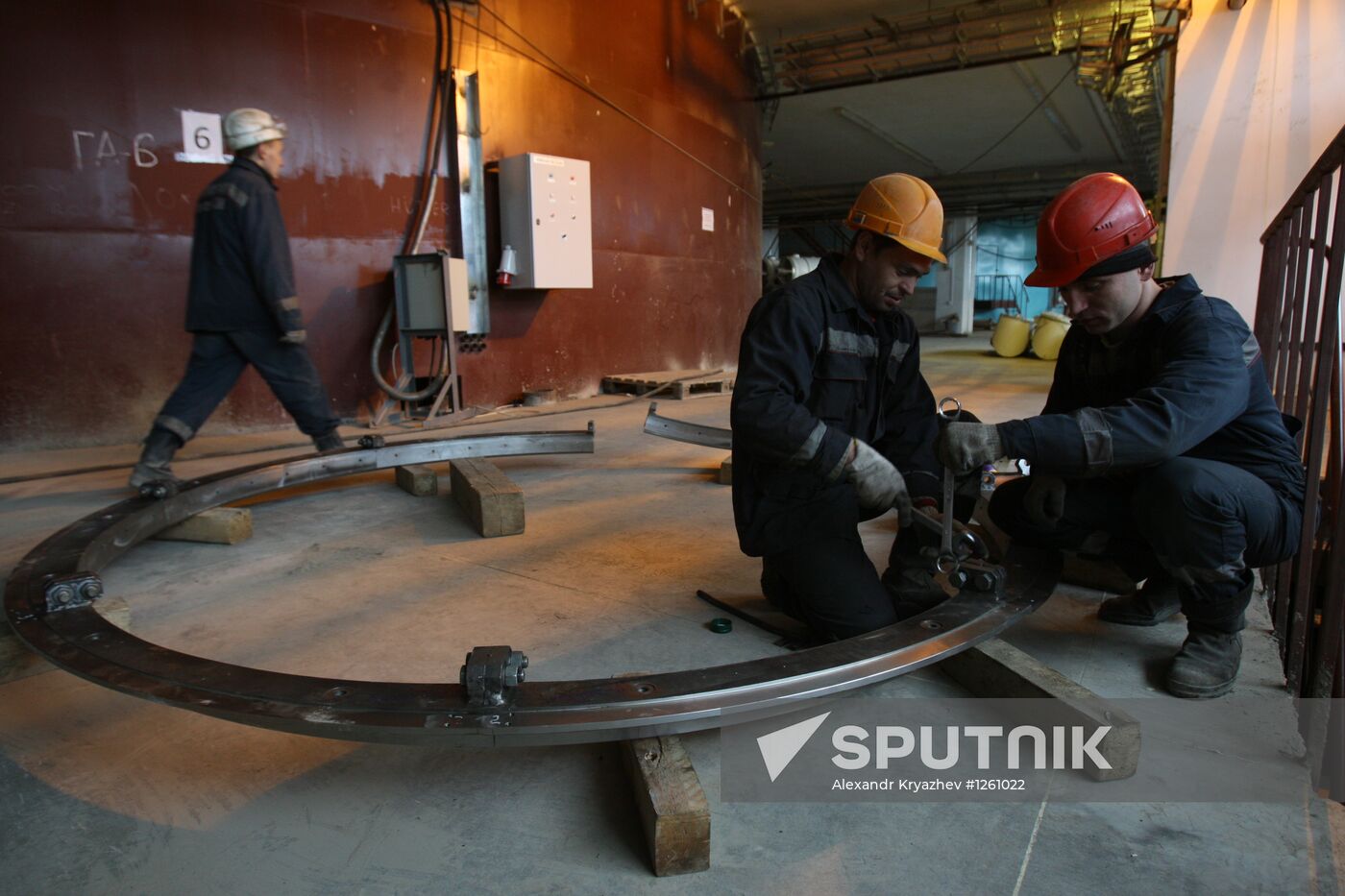 Boguchany Dam construction site