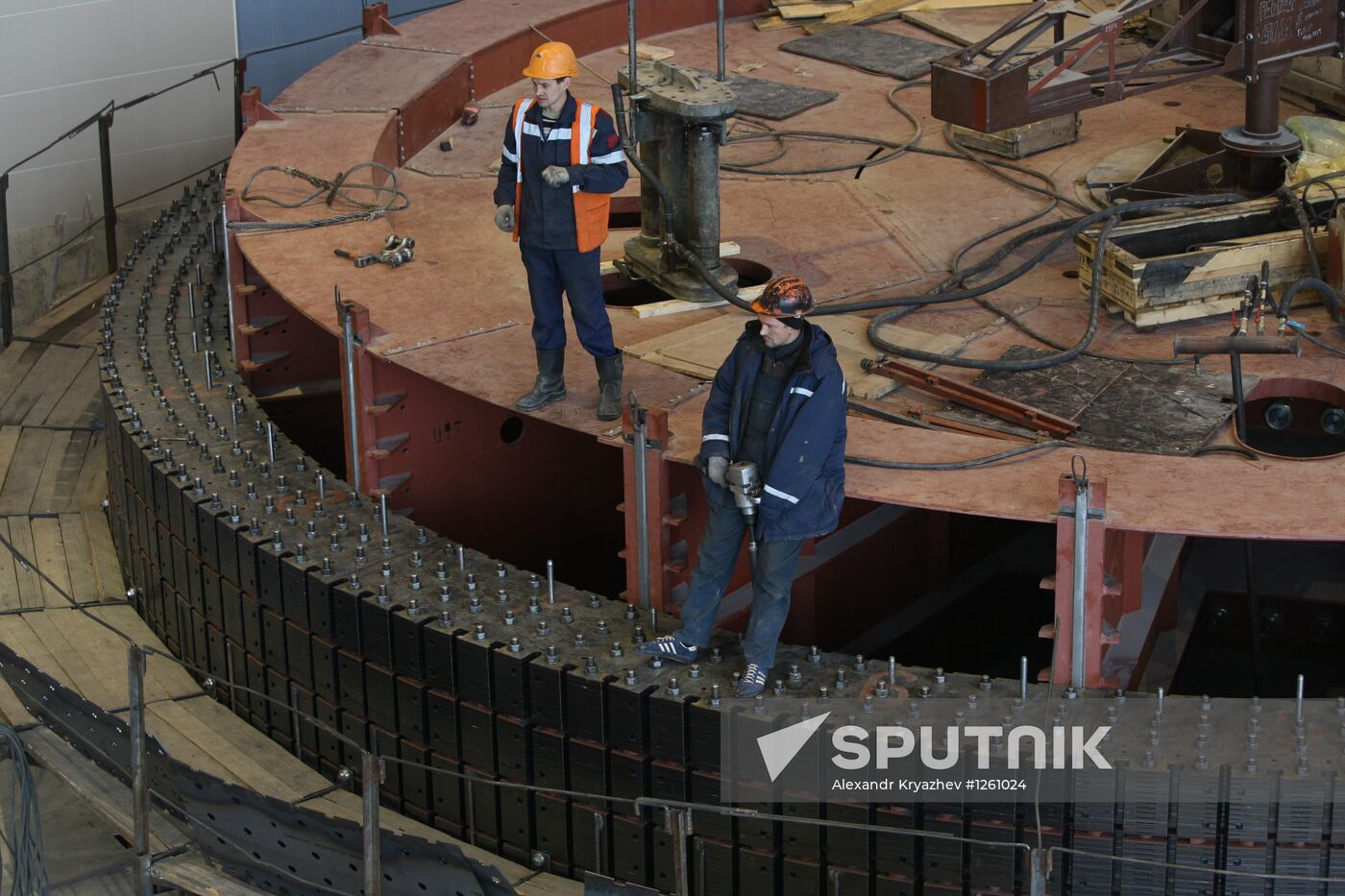 Boguchany Dam construction site