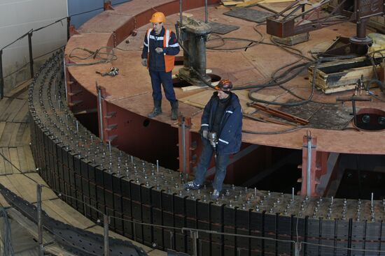 Boguchany Dam construction site
