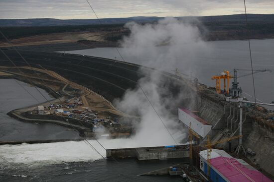 Boguchany Dam construction site
