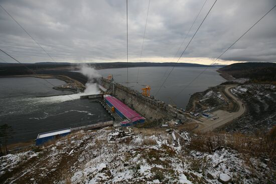Boguchany Dam construction site