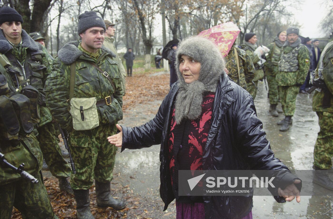 Russian soldiers in Chechnya