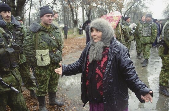 Russian soldiers in Chechnya