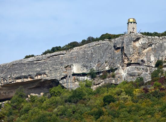 Shuldan cave monastery in Crimea