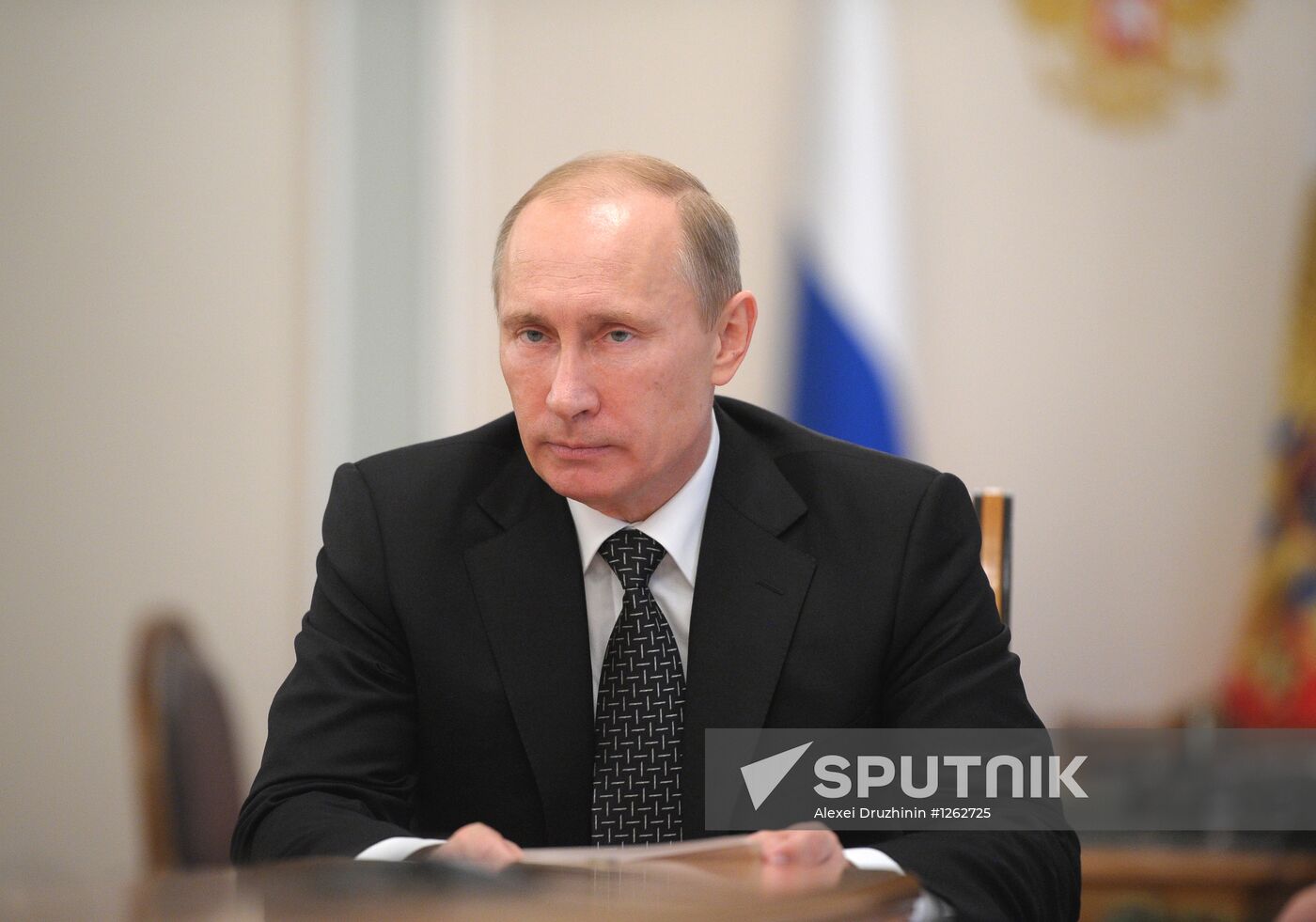 Vladimir Putin conducts meeting on anti-terrorism action