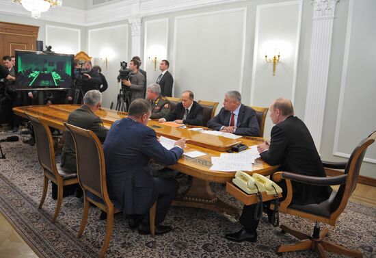 Vladimir Putin conducts meeting on anti-terrorism action