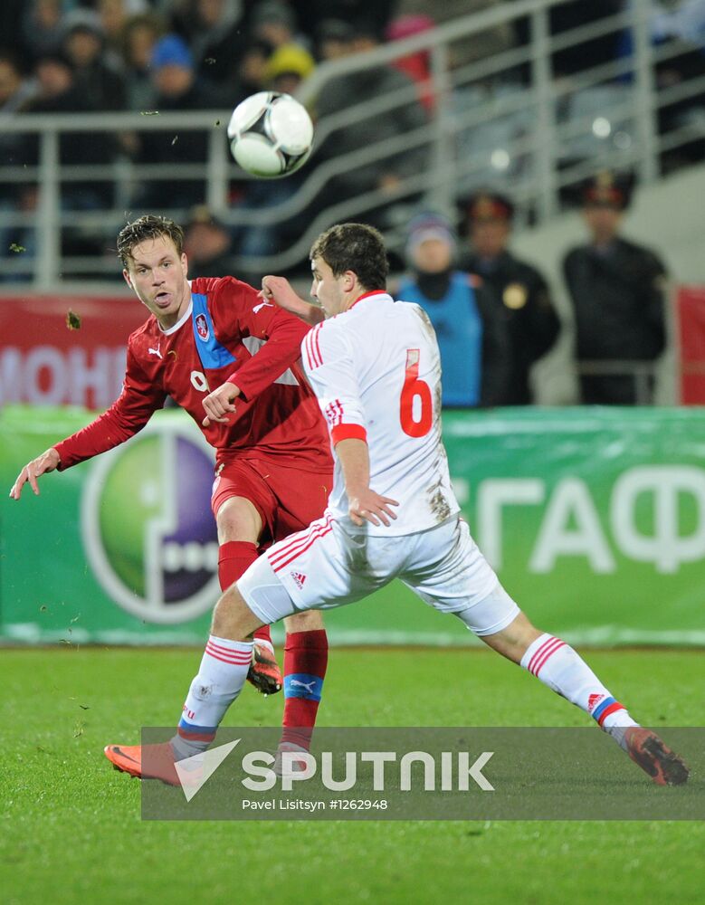 UEFA U-21 Championship qualification. Russia vs. Czech Republic