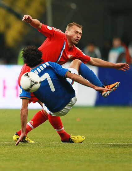 2014 FIFA World Cup qualification. Russia vs. Azerbaijan