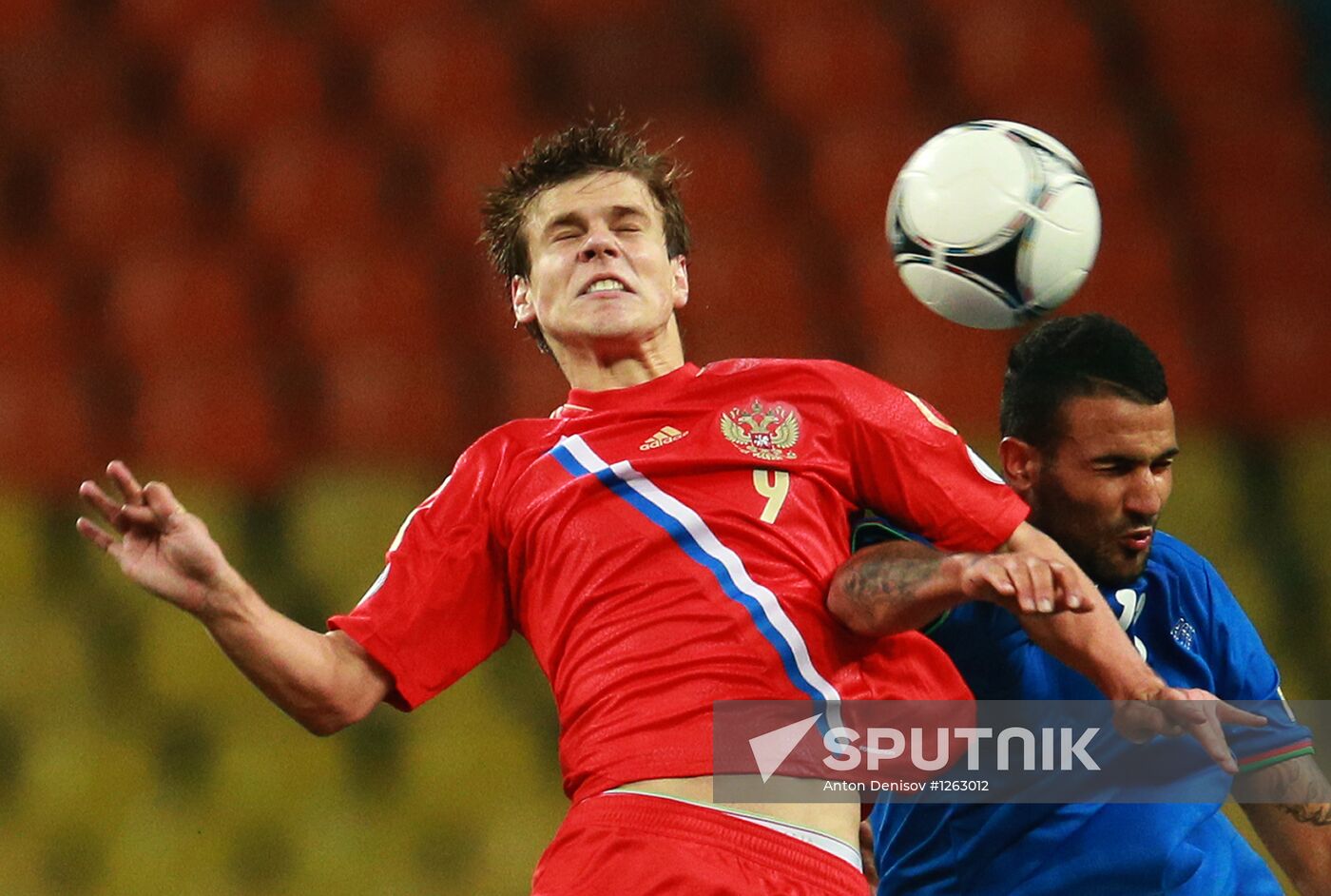 2014 FIFA World Cup qualification. Russia vs. Azerbaijan
