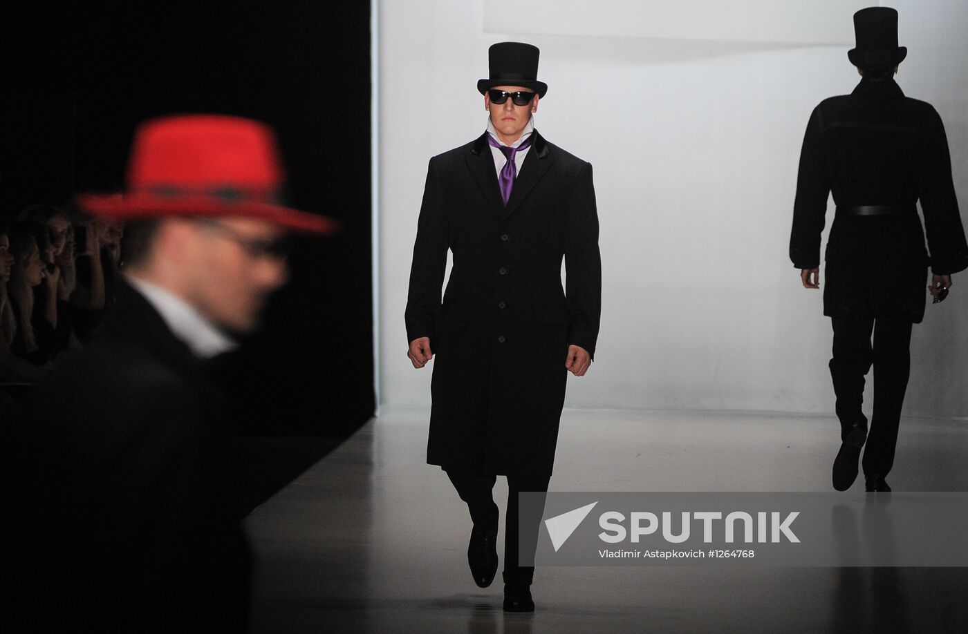 Slava Zaitsev showing in Mercedes-Benz Fashion Week Russia